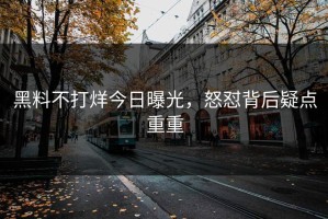 黑料不打烊今日曝光，怒怼背后疑点重重
