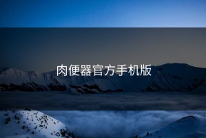 肉便器官方手机版